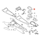 BMW Z4 Schalthebel-Blende Mittelkonsole Handschalter E85 E86 NEU – Ansicht 8
