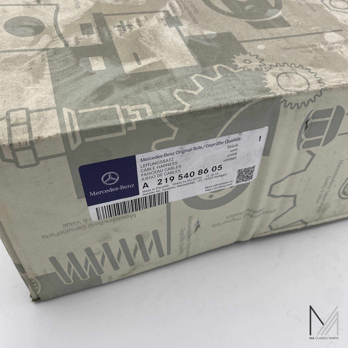 Mercedes-Benz W219 Motorleitungssatz CLS 320 350 CDI NOS – A2195406005 – Ansicht 2