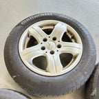 Alufelgen Satz 7x15 ET35 KBA46946 Mercedes 5x112 mit Reifen 195/65 R15 – Ansicht 5