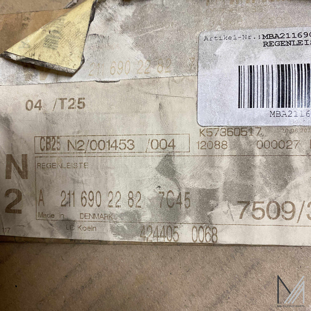 Mercedes-Benz Regenleiste W211 NOS – Ansicht 2