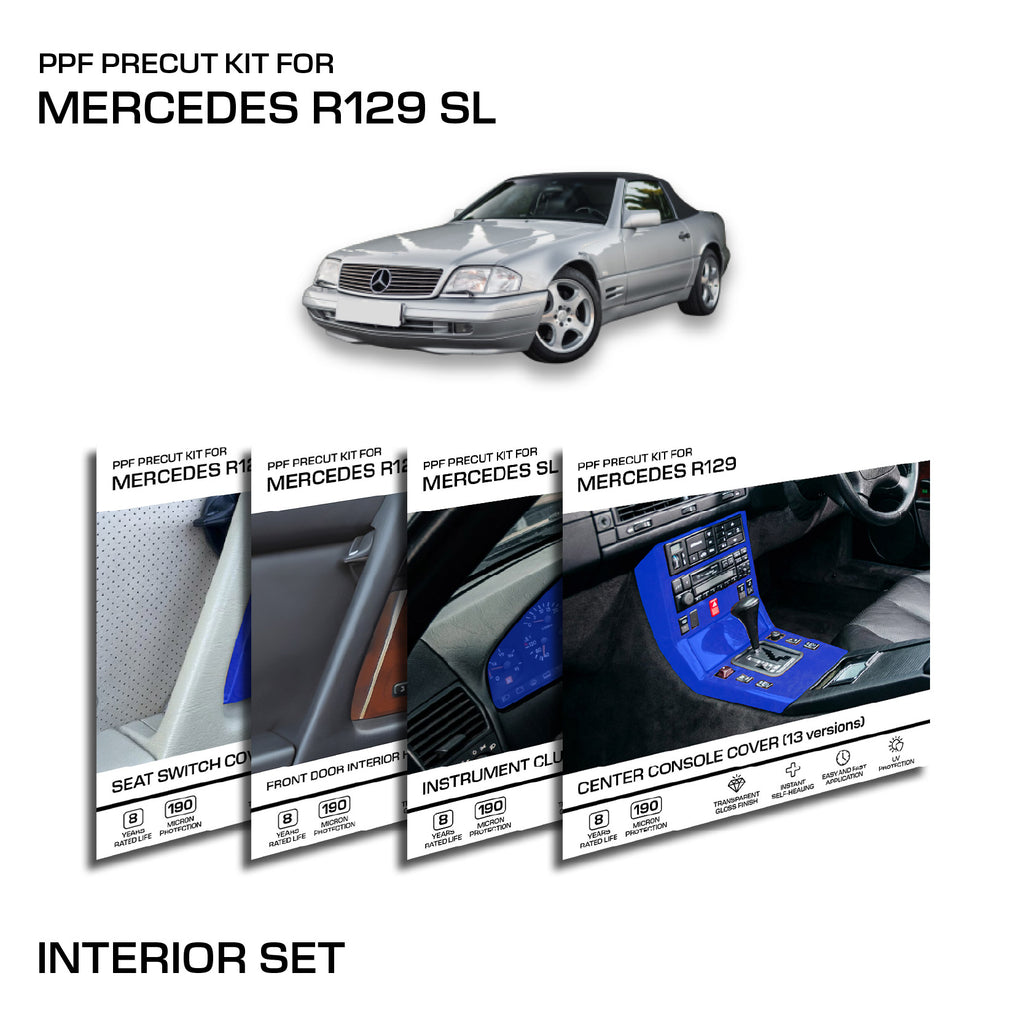 Mercedes-Benz PPF-Schutzfolien Innenraum-Set 6-tlg. Memory R129 SL NEU