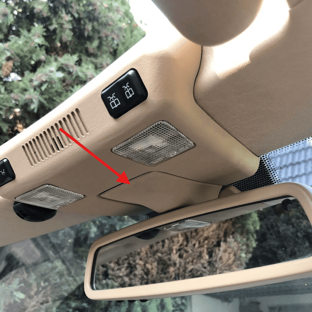 Mercedes-Benz Spiegelfuß-Abdeckung Innenleuchte strukturiert R129 A124 NEU – A1298110071 – Ansicht 5