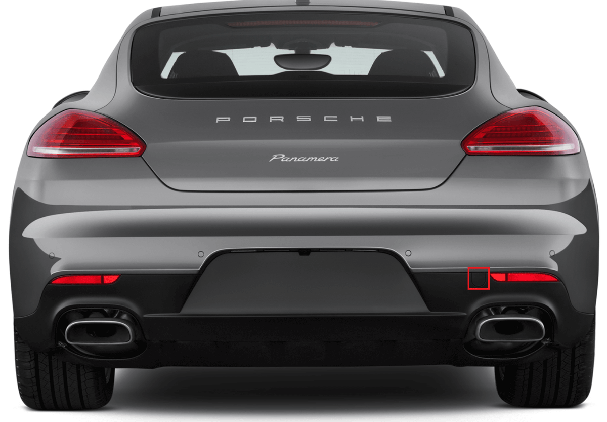 Porsche Abschleppösenabdeckung Stoßstange Panamera 970 NEU – Ansicht 4