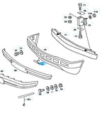 Mercedes-Benz W201 Abdeckung Stoßstange Abschlepphaken NEU – A2018800005 – Ansicht 7