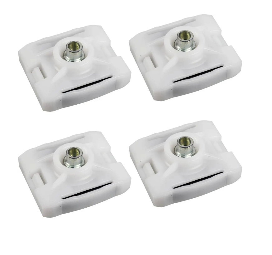 Mercedes-Benz W126 Fenster Schiebe- Klaue Clip Regler Halter Buchse Set von 4 – A1267200142