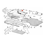 Mercedes-Benz Mittelkonsole Schaltblende Automatik W114 W115 NEU – A1156831430 – Ansicht 6