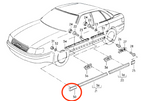Audi A8 Vorne Kotflügel (Arch) Zierleiste li. od. re. – Ansicht 4