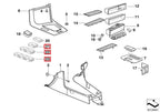 BMW Schalterblende Rahmen alle Varianten Set E36 NEU – Ansicht 4