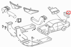Mercedes-Benz Kofferraum-Entlüftungsventil 190E Schwarz W201 – A2018300242 – Ansicht 5