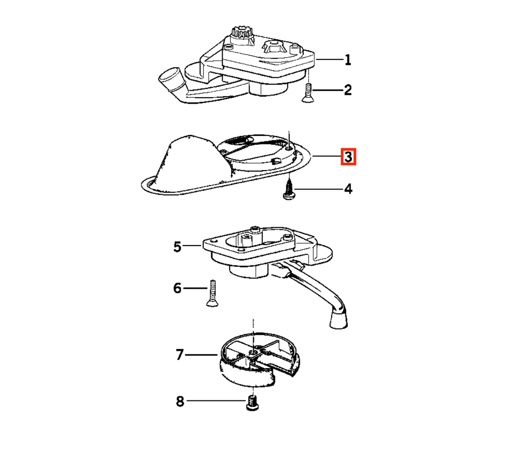 BMW Lautsprecherabdeckung Hutablage hinten E36 NEU – Ansicht 4