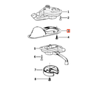 BMW Lautsprecherabdeckung Hutablage hinten E36 NEU – Ansicht 4