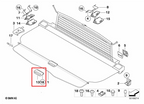BMW Laderaumabdeckung Griff-Satz oben und unten E91 Touring NEU – Ansicht 5