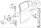 BMW Türfangband hinten E60 NEU – Ansicht 2