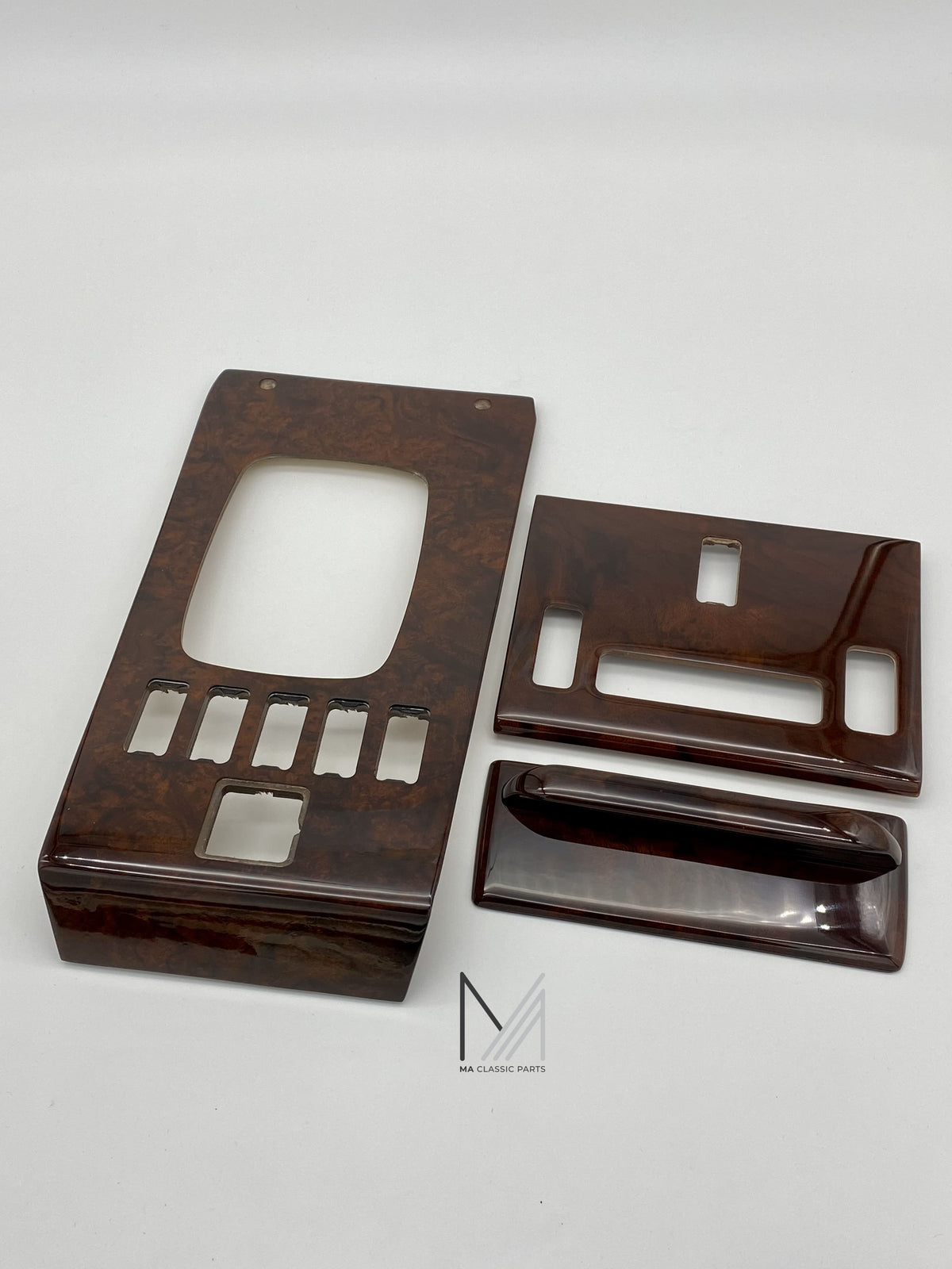 Wurzelholz Set für Mercedes Benz R107 W107 1981-1985 Klimaautomatik NEU