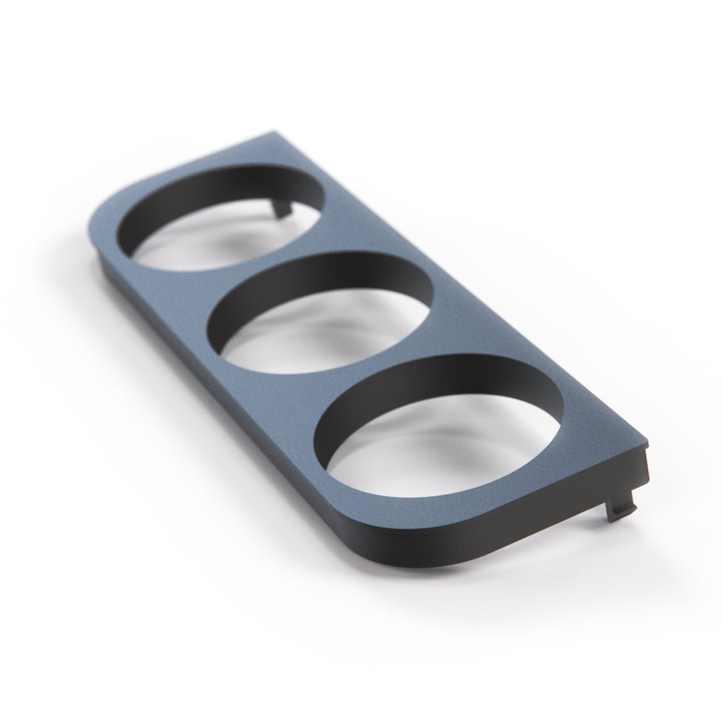 BMW E36 Klima Bedienung Klimabedienteil 52mm Turbo Instrument Halter einfach dop – Ansicht 9