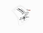 Mercedes-Benz W203 Kombi hinten Wischerarm Abdeckung Kappe Schwarz – A2038240449 – Ansicht 4