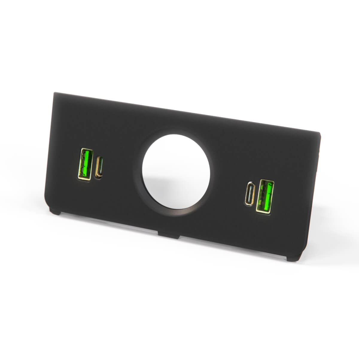 Audi Mittelkonsole hinten USB-Blende 2x USB 2x USB-C 100 A6 C4 NEU