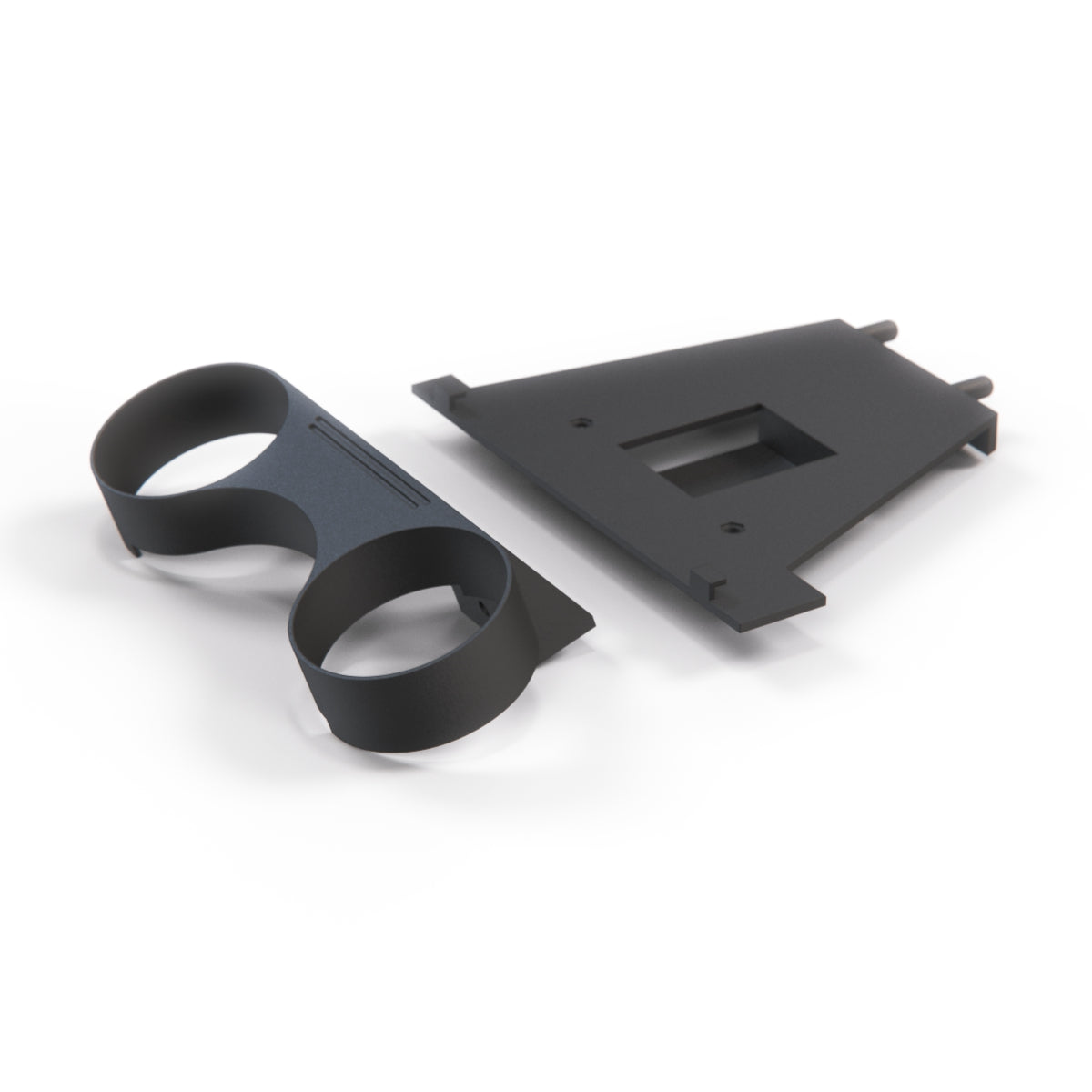 Audi TT Armaturenbrett Instrumentenhalter Halter Schwarz – Ansicht 2