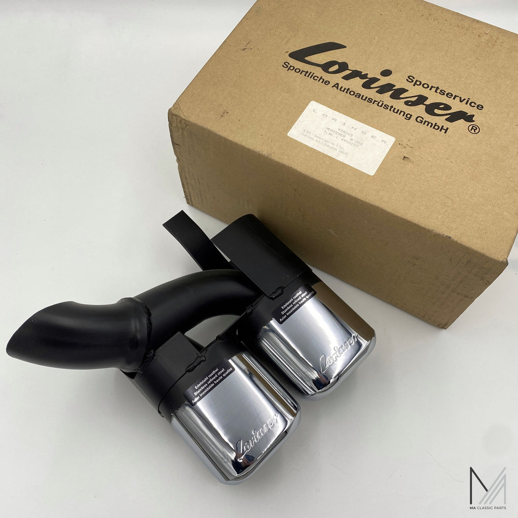 Original Lorinser W202 Endrohre Lorinser 2-flutig (4 Zylinder) NOS – Ansicht 2