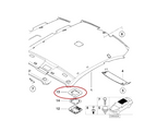 BMW E46 Z3 Mini R50 R53 Alarm Sensor Halterung Weiß – Ansicht 3
