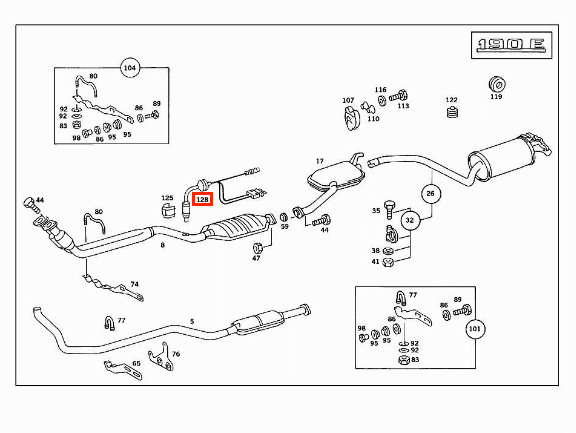 Mercedes-Benz Lambdasonde R107 W124 W201 – A0065429617 – Ansicht 4