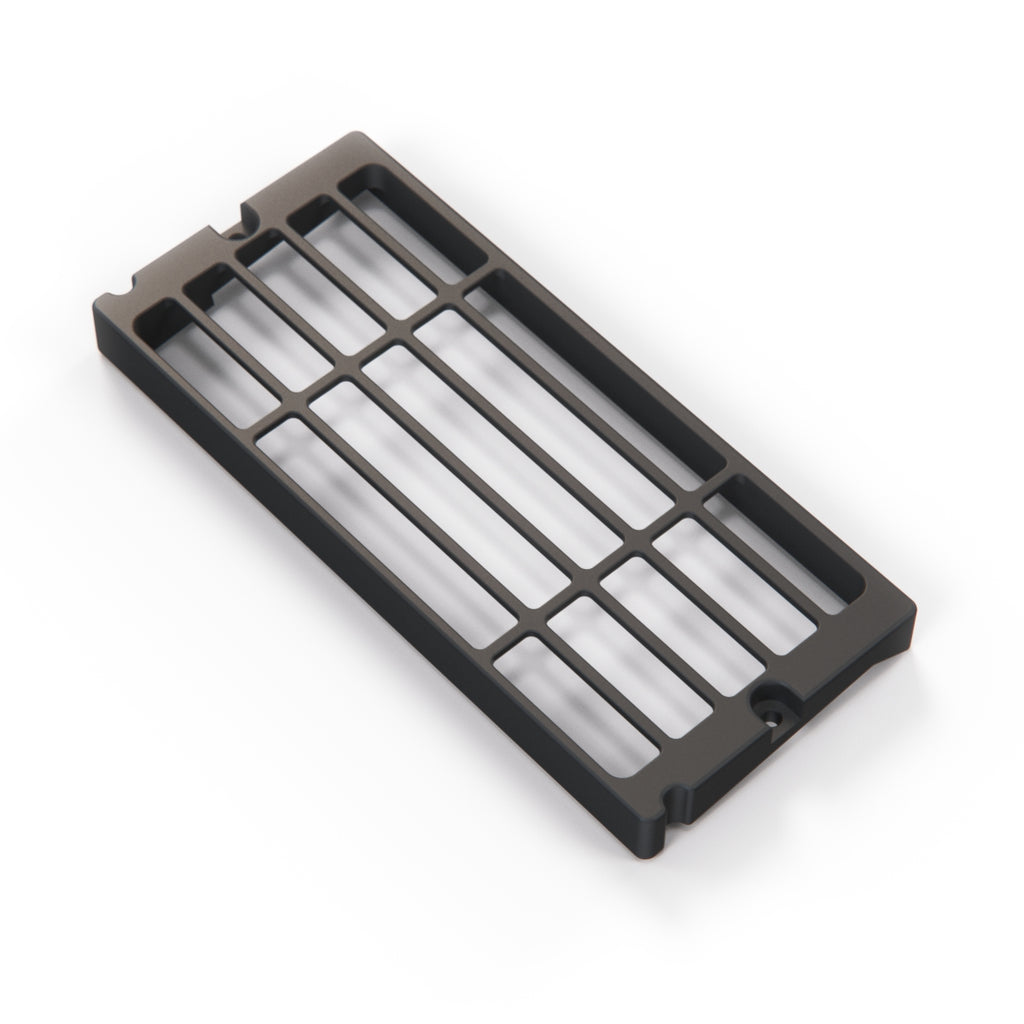 BMW E23 E24 E28 E30 Nebel Leuchte Grill Spezial Glas Halter Rahmen Schwarz