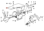 BMW E24 E28 E32 E34 Throttle Gehäuse Baugruppe Abdeckung Schwarz – Ansicht 4