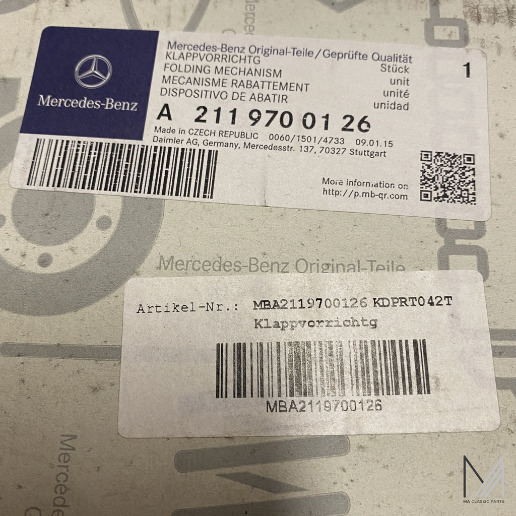 Mercedes-Benz W211 Verstellung Kopfstütze NOS – A2119700126 – Ansicht 3