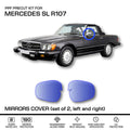 Mercedes-Benz Spiegelkappen PPF-Schutzfolie 2er-Satz R107 SL NEU