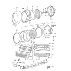 Porsche Scheinwerfer-Silikondichtung 2er-Satz 356 911 964 VW Käfer NEU – A0008261280 – Ansicht 3