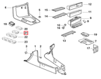 BMW Einzel-Schalterblende Rahmen E36 NEU – Ansicht 4
