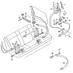 Audi 100/200 VW Golf Derby Scirocco Polo Typ Audi Gurt Führung Halterung Set – Ansicht 4