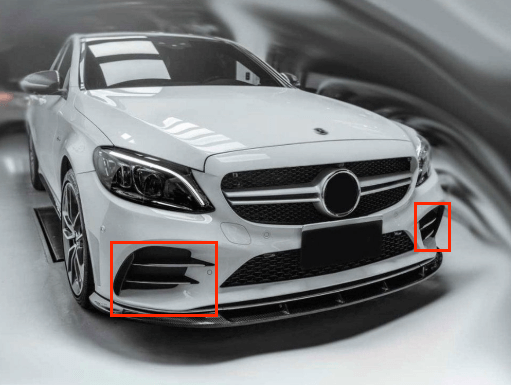Mercedes-Benz Nebelscheinwerfer-Abdeckung C-Klasse 2er-Satz W205 – A2058857202 – Ansicht 6