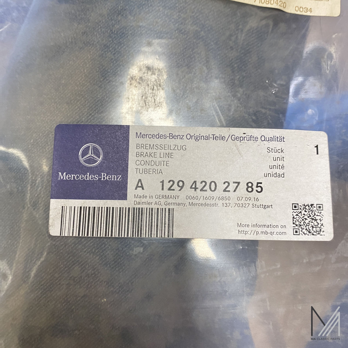 Mercedes-Benz SL R129 Bremsseilzug NOS – A1294202785 – Ansicht 2