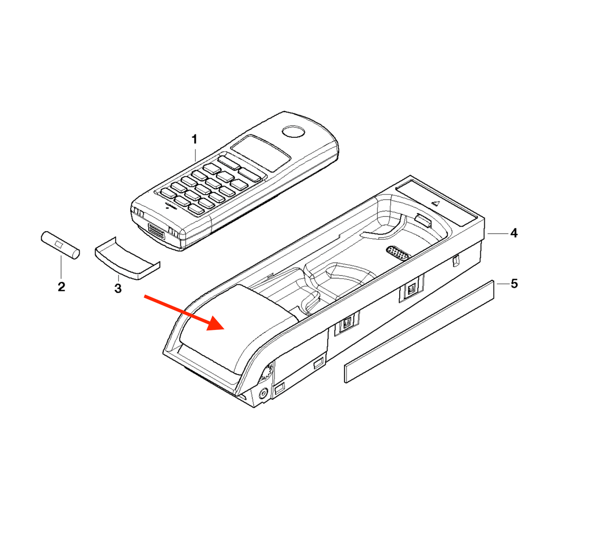 BMW Siemens BIT II Telefon Auswurfbox Deckel E38 E39 E46 E53 NEU – Ansicht 4