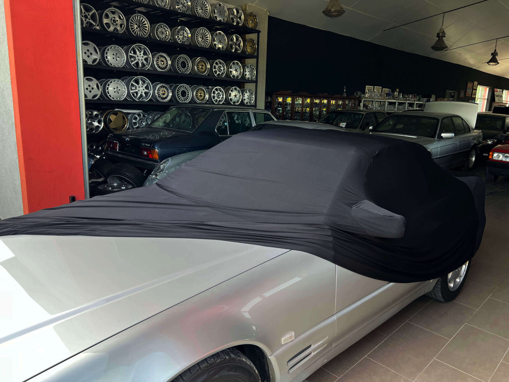 Mercedes-Benz Indoor Autoabdeckung SL Schwarz R107 – Ansicht 2