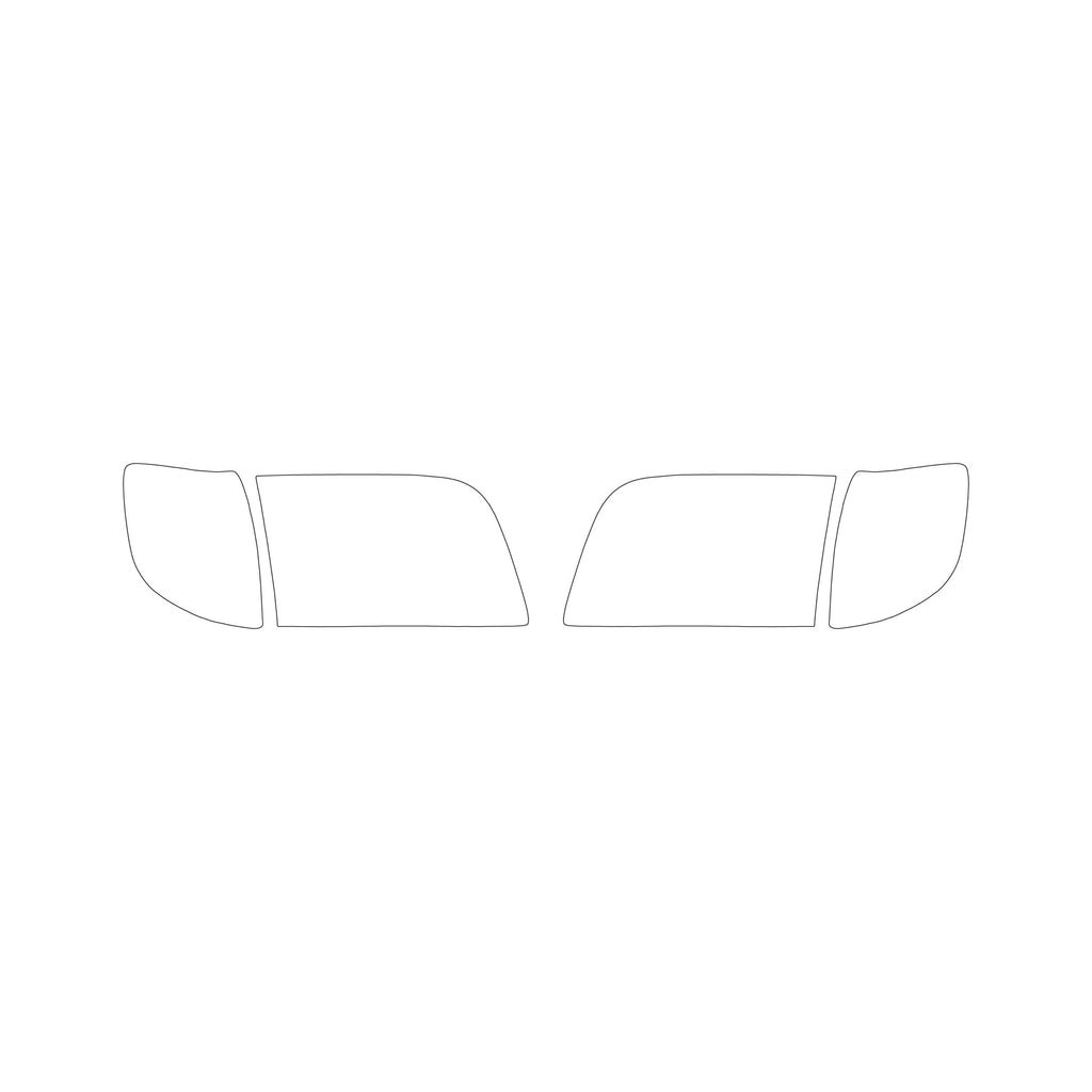 Mercedes-Benz Scheinwerfer-Schutzfolie PPF 2er-Satz W140 NEU – Ansicht 2