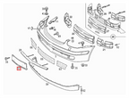 Mercedes-Benz Kennzeichen-Zierleiste R170 SLK NEU – A1708850081 – Ansicht 4