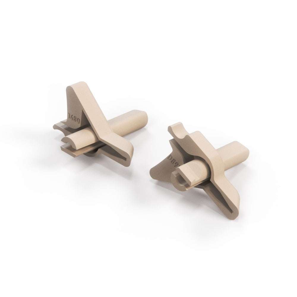 Mercedes-Benz W164 Hinten Hutablage Abdeckung Clip Set von 2 li. u. re. 9051 – A1648120201 – Ansicht 2