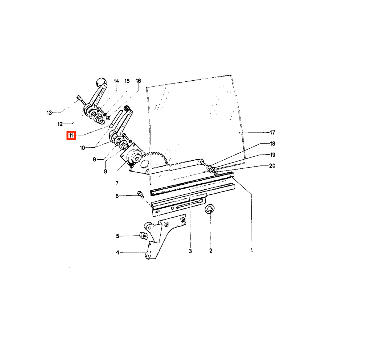 BMW Fensterkurbel-Abdeckung 2er-Satz E3 E9 E12 NEU – Ansicht 4