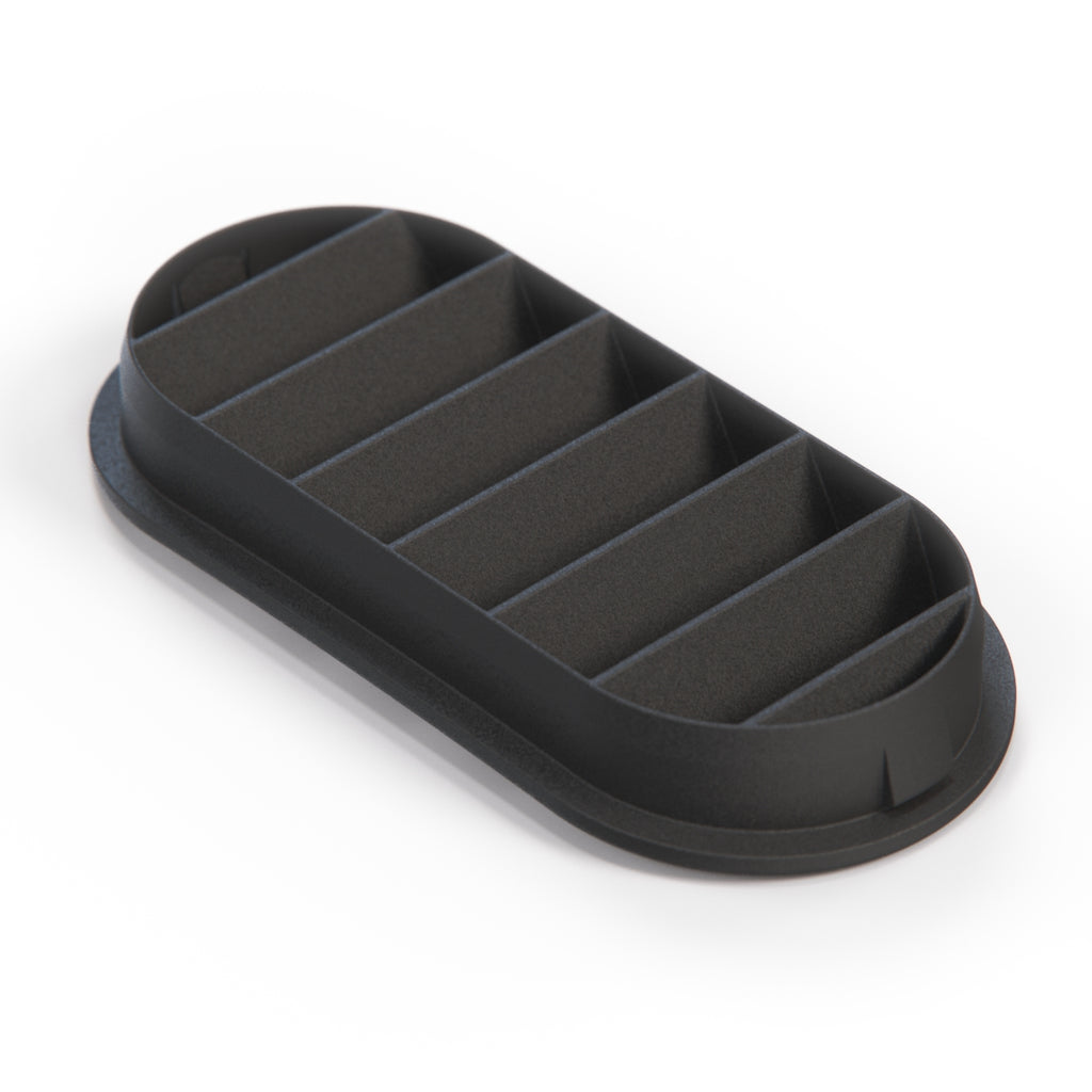 Porsche 924 944 968 B-Säulen Türdüsen-Gitter Schwarz – Ansicht 3