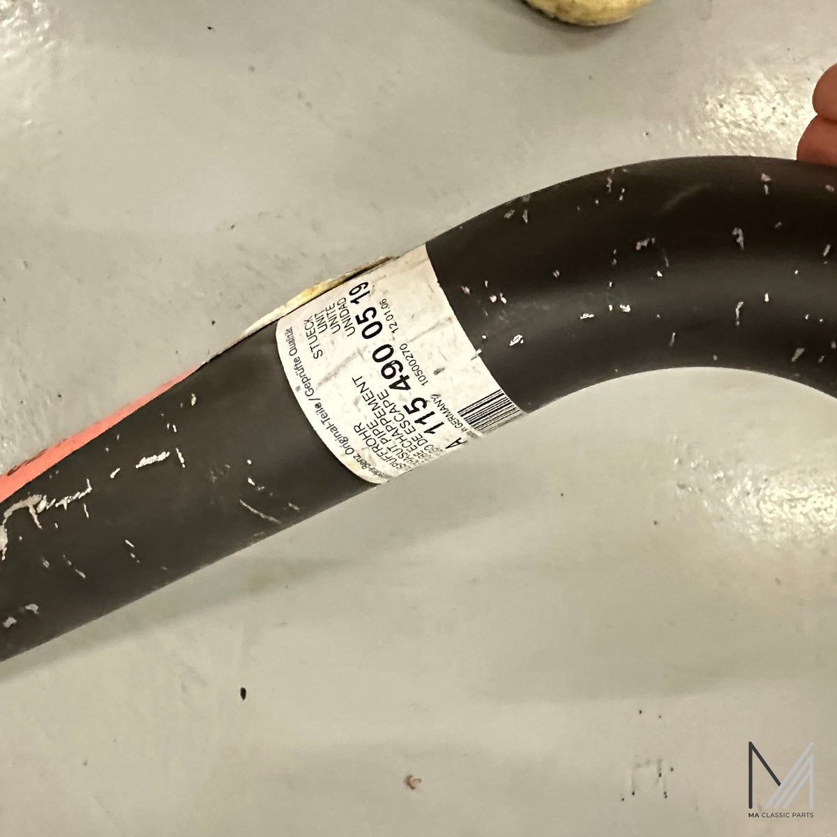 Mercedes-Benz W115 Auspuffrohr A 115 490 05 19 NOS Original – A1154900519 – Ansicht 2