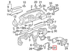 Porsche Blende Klimabedienteil Armaturenbrett Boxster 986 NEU – Ansicht 4