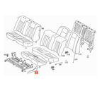 Mercedes-Benz Haken Heckscheiben-Sonnenrollo W124 S124 C124 A124 NEU – A1249181930 – Ansicht 4