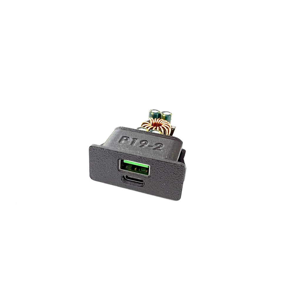Mercedes-Benz Schalterblende mit USB-Ladebuchse W124 W201 NEU