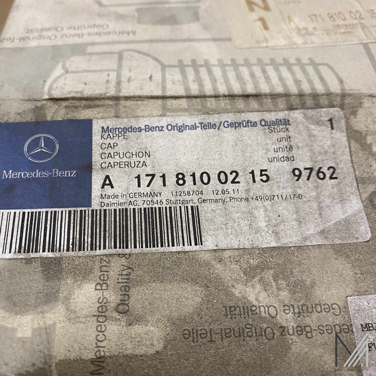 Mercedes-Benz W171 Spiegelfußblende NOS – Ansicht 4