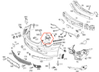 Mercedes-Benz R230 Vorne Stoßstange Abdeckung Scheinwerfer Unterlegscheibe – A2308850581 – Ansicht 3