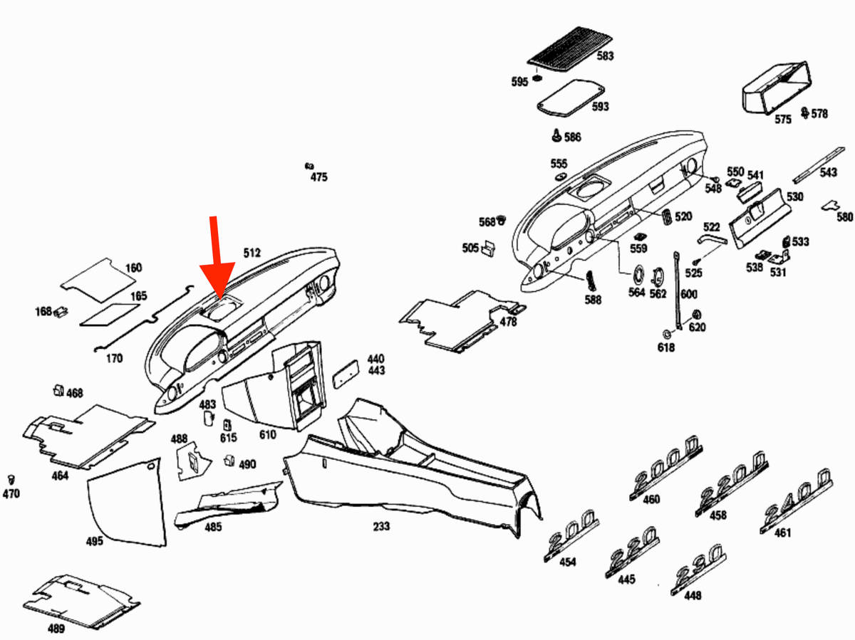 Mercedes-Benz Lautsprecher vorn W100 W108 W109 W114 W115 NEU – Ansicht 4
