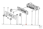 Porsche 911 944 968 HVAC Klimaautomatik Abdeckrahmen – Ansicht 4