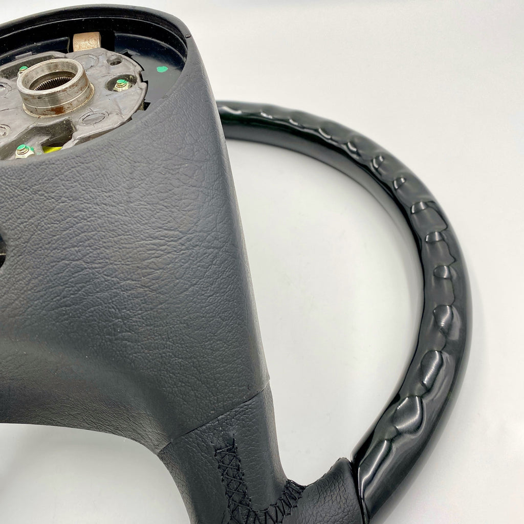 Mercedes Benz Lederlenkrad Vogelaugenahorn W124 R129 W140 W201 W210 W463 – Ansicht 7